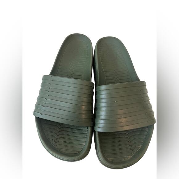 Hunter x Target Green Slip On Flat Slides Men's 8 Shoes - Picture 2 of 8